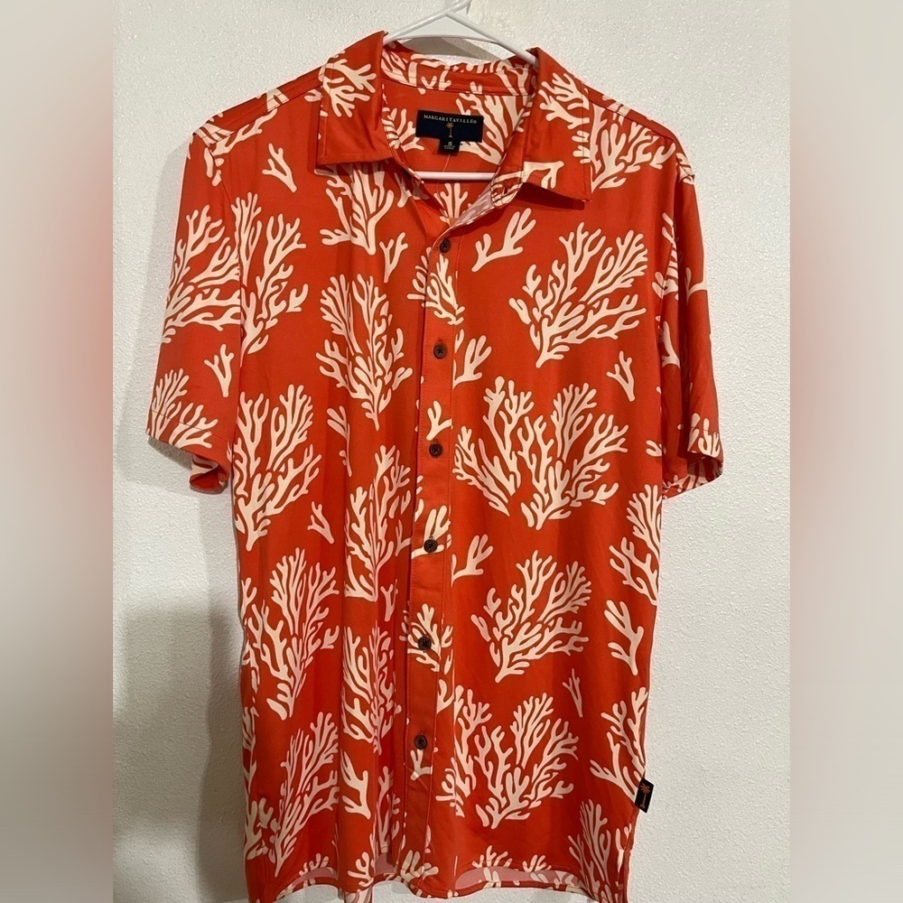 Margaritaville print summer beach resort, vacation shirt NWT
